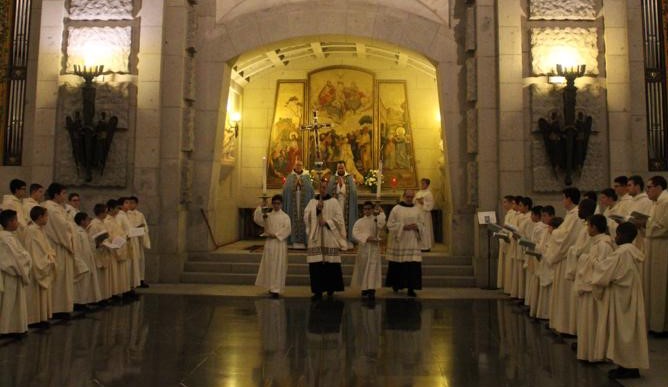 Fiesta de la Inmaculada Concepción en la Escolanía del Valle de los Caídos
