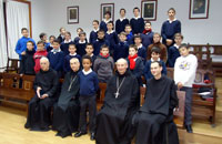 Visita de los abades de Solesmes y Clervaux